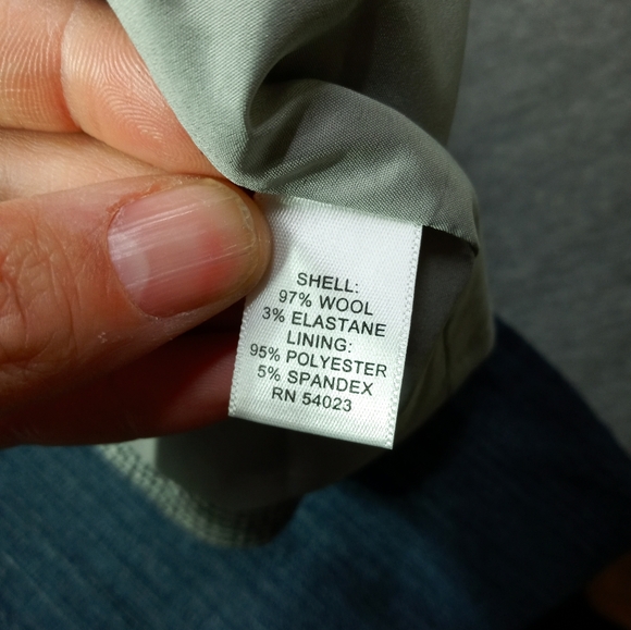 Banana Republic women Size 10 stretch Classic Gray Plaid Skirt - Picture 6 of 8